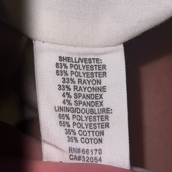 BDG. Ivory cream off white blazer business casual two button work jacket XS - Picture 8 of 8